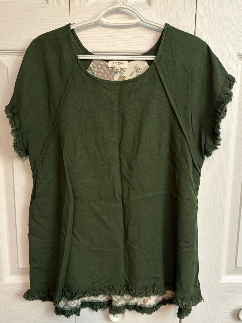 EUC Umgee Linen Tunic Top